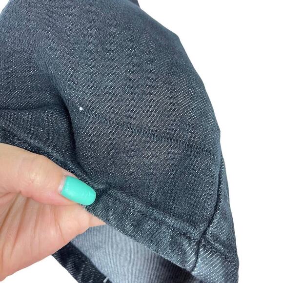 Vintage Levi's Silvertab Y2K Flare Jeans Black Denim (34x31) 13 Jr. M Dark wash - Picture 10 of 14